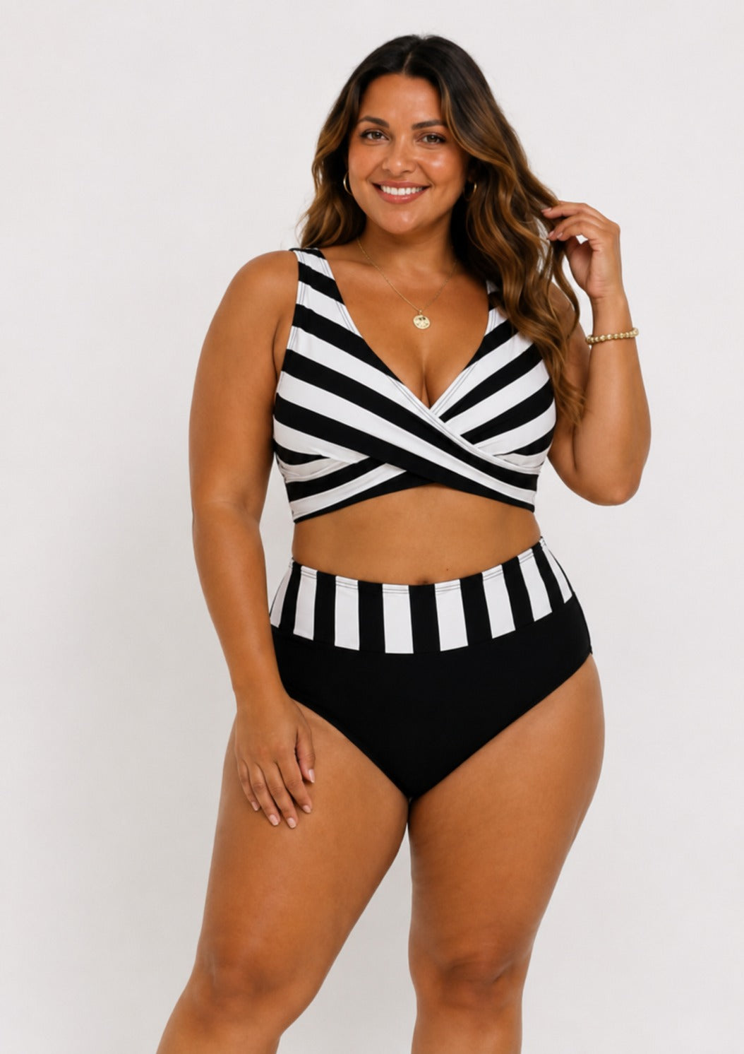 Portofino | Bikini Elegante de Rayas